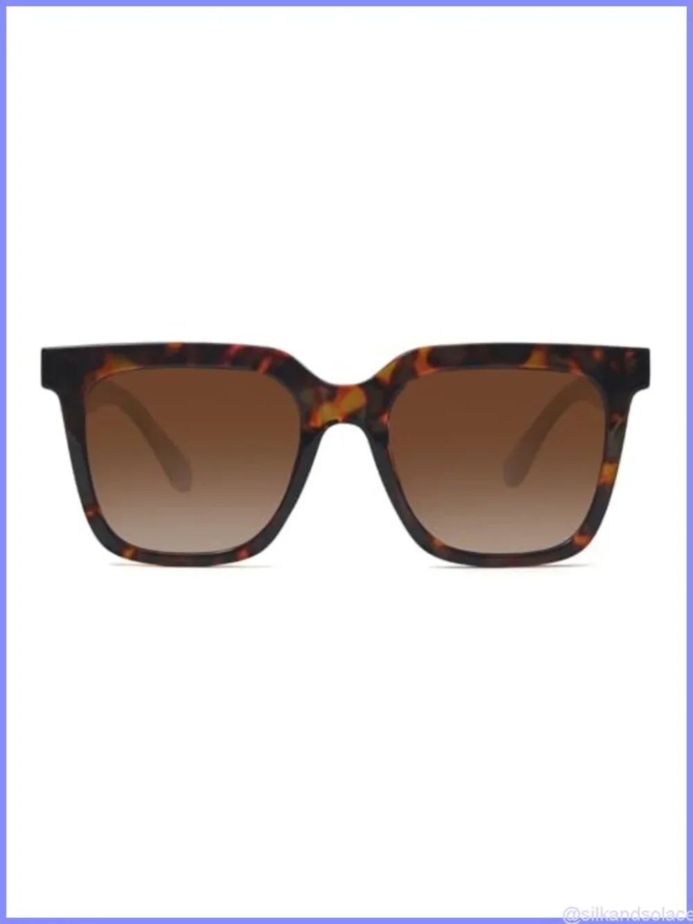 Retro Square Polarized UV400 Sunglasses for Women Men – Lightweight Full Frame